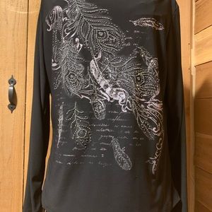 Bleeker & McDougal beaded top